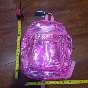 NWT Kendall + Kylie large Hot Pink Transparent Backpack Kendall & Kylie | Bags | Nwt Kendall Kylie Large Hot Pink  main image 3